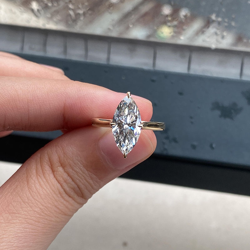 Body Jewelry Vch - 14 Ayar Sarı Altın Sade 2