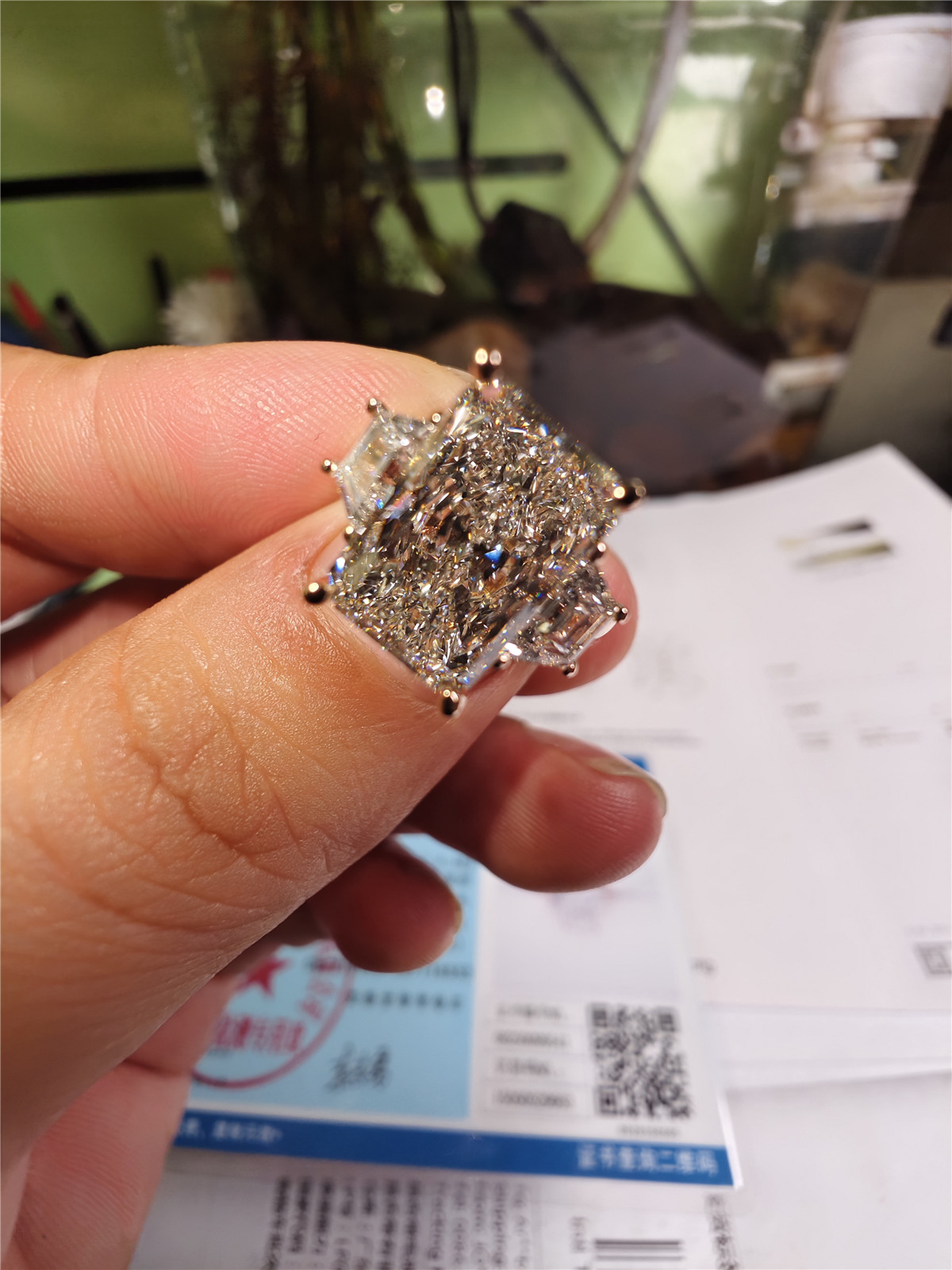 Body Jewelry Vch - 14 Ayar Altın Laboratuvarda Yetiştirilmiş Elmas