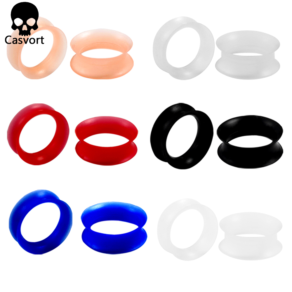 Body Jewelry Ear Plugs - Casvort 2 ADET Basit Stil Unsex