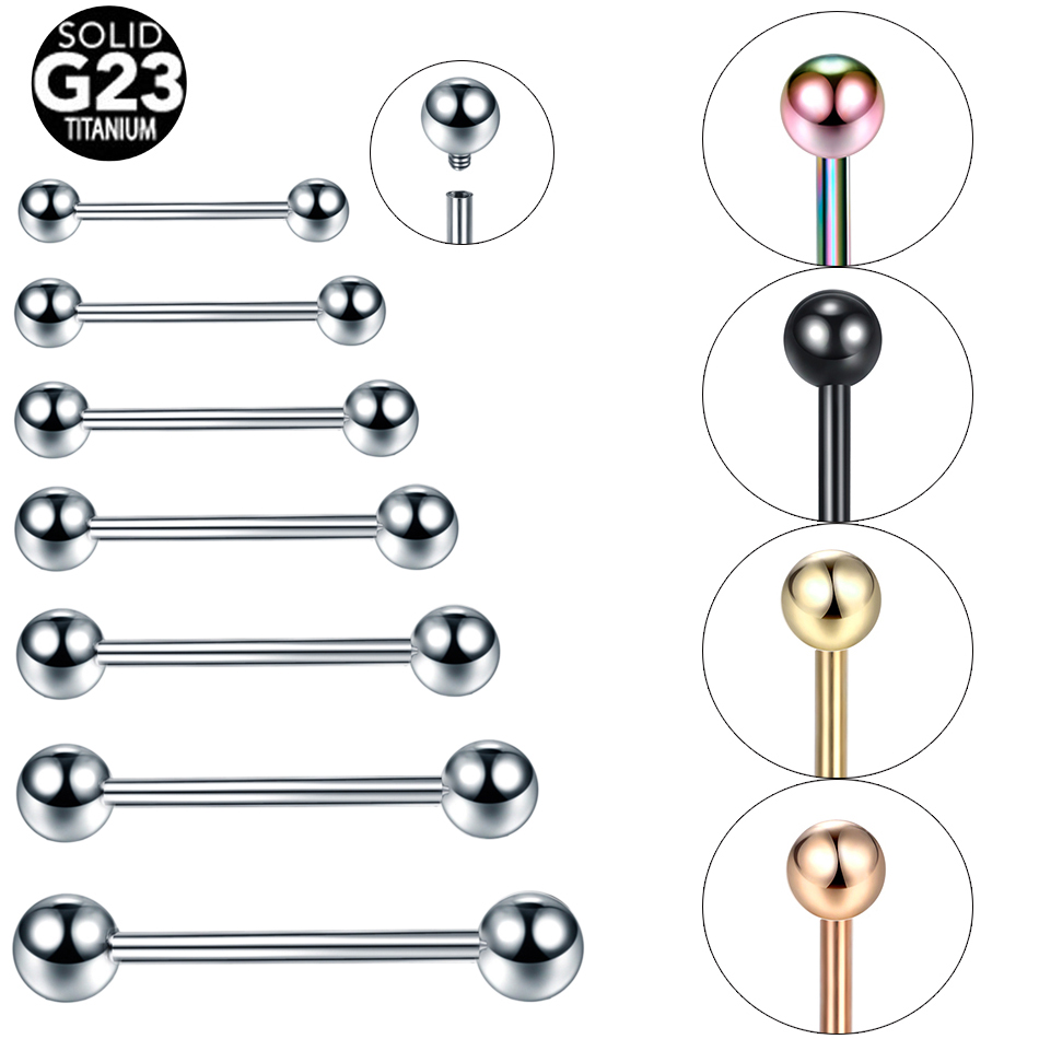 Body Jewelry Ear Plugs - 10 adet/grup G23 Titanyum Dil piercing