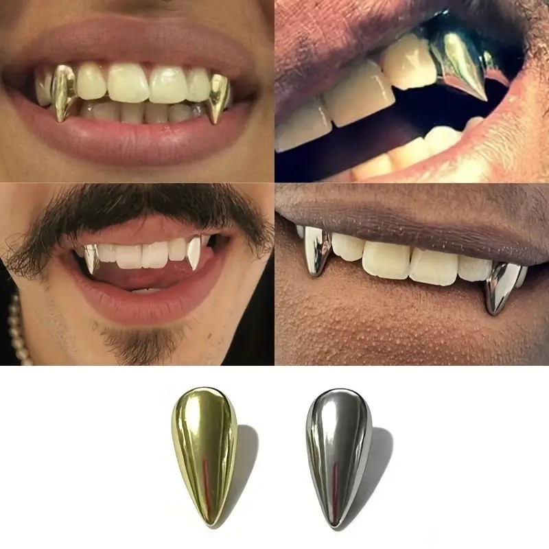 Body Jewelry Women - 2 Adet 17MM Parlak Altın ve