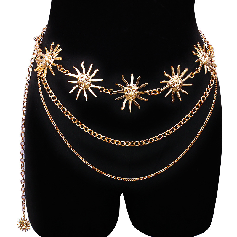 Body Jewelry Women - Tıknaz Çok Katmanlı Punk Gotik Ay