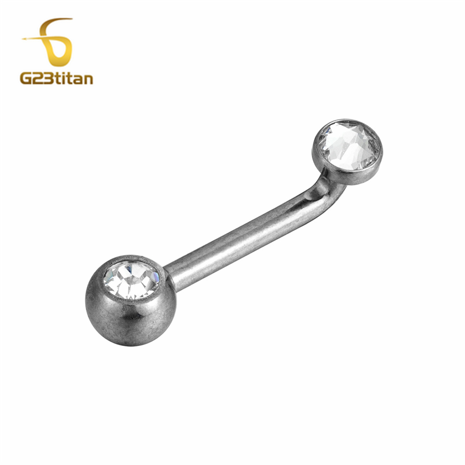 Body Jewelry Vch - 1 adet titanyum kedi Piercing Christina