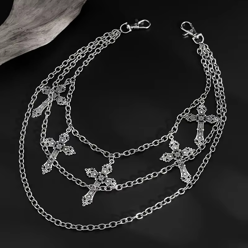 Moda Punk Metal Pantolon Zinci - Body Jewelry Women incelemesi ve fiyatı