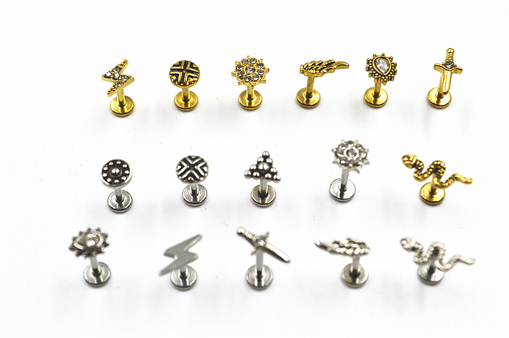 50 adet/grup vücut takı 16GX6/ - Body Jewelry Hot incelemesi ve fiyatı