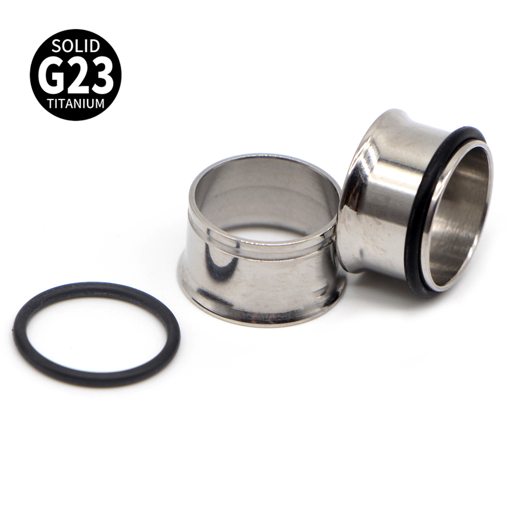 1 çift G23 titanyum tek Flare  - Body Jewelry Ear Plugs incelemesi ve fiyatı