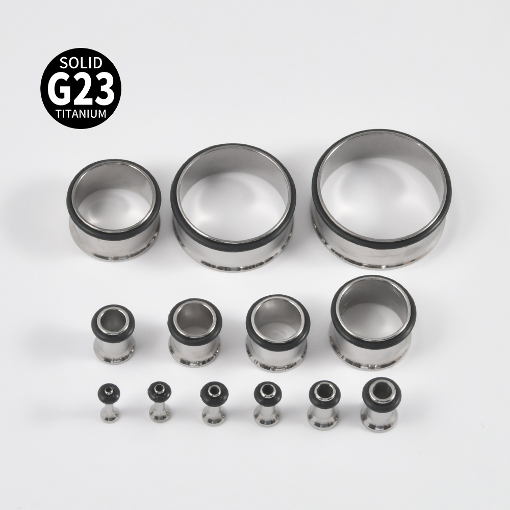 1 çift G23 titanyum tek Flare  - Body Jewelry Ear Plugs incelemesi ve fiyatı