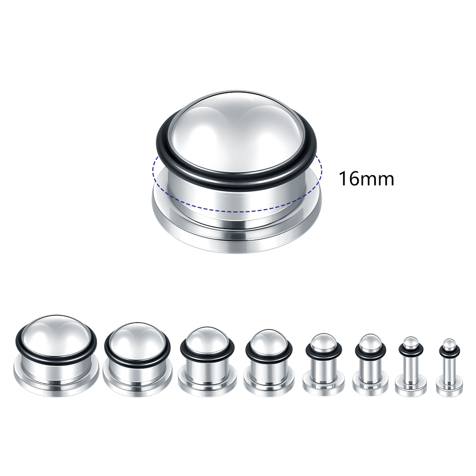 1 çift Paslanmaz Çelik Kulak T - Body Jewelry Ear Plugs incelemesi ve fiyatı