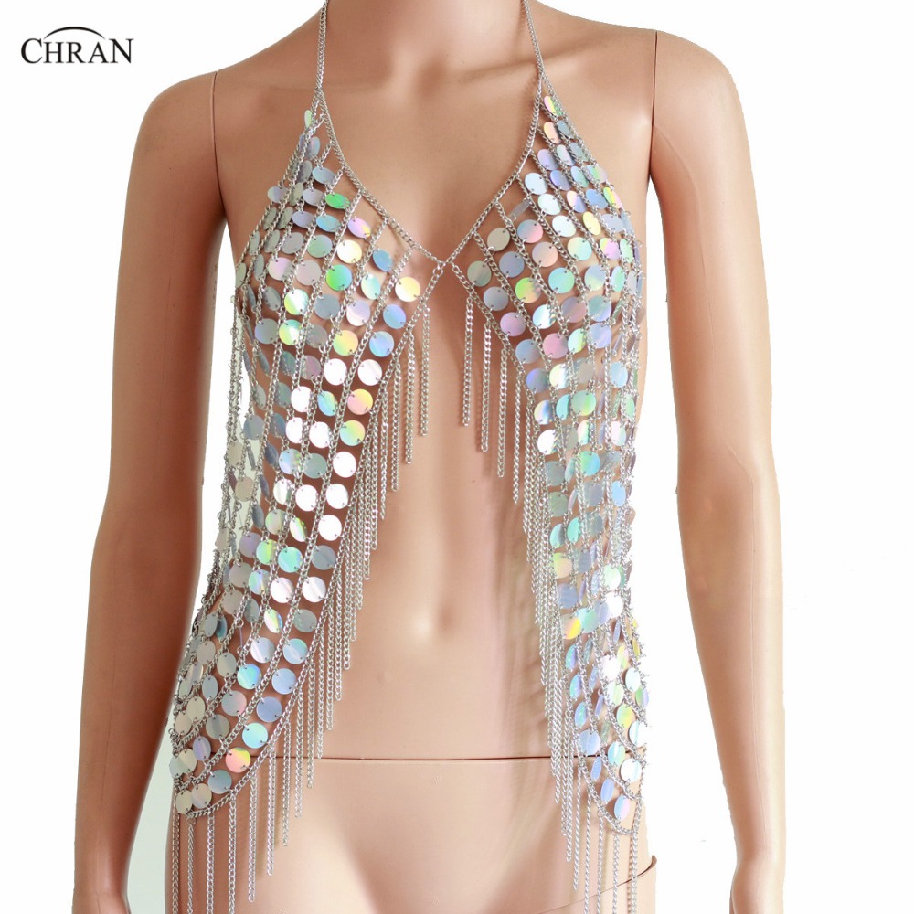 Chran yeni seksi kıvılcım yele - Body Jewelry Vest incelemesi ve fiyatı