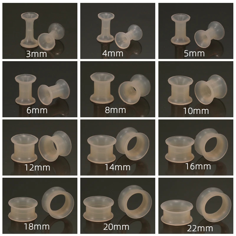 2 adet ten rengi esnek silikon - Body Jewelry Ear Plugs incelemesi ve fiyatı