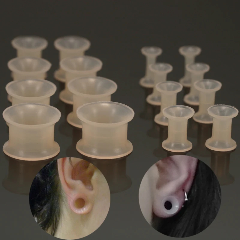 2 adet ten rengi esnek silikon - Body Jewelry Ear Plugs incelemesi ve fiyatı