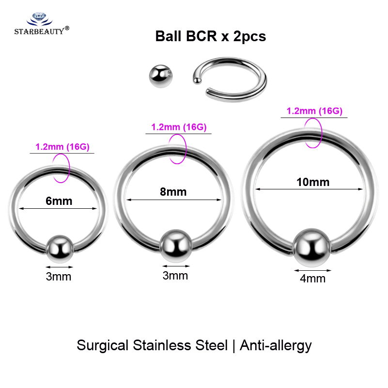 2 adet Çok Amaçlı BCR Yüz Pier - Body Jewelry Vch incelemesi ve fiyatı