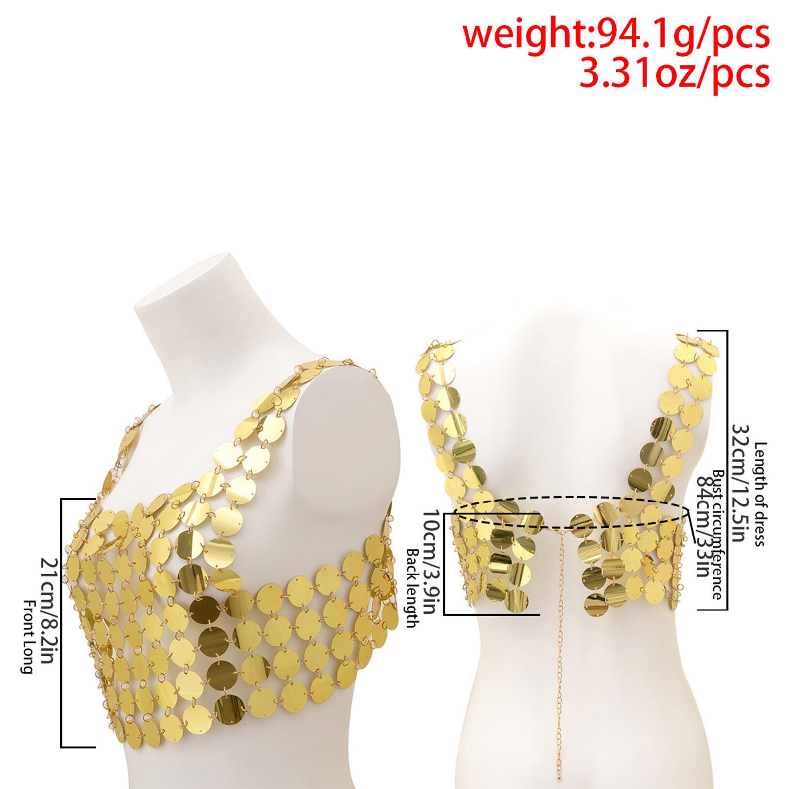 Payetli Yelek Atletler Gece Ku - Body Jewelry Vest incelemesi ve fiyatı