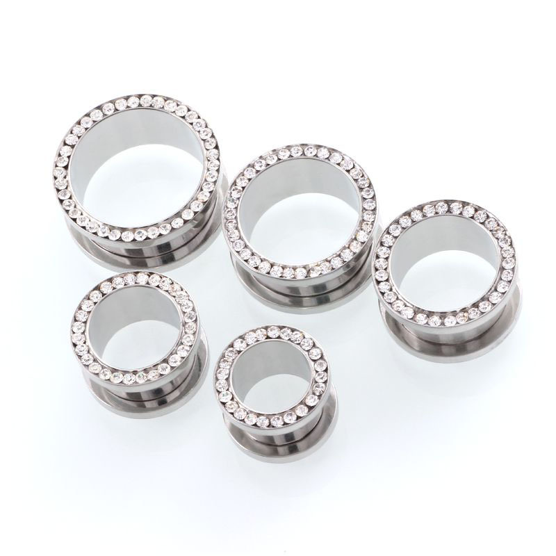 2 adet/grup Kristal Kulak Tüne - Body Jewelry Ear Plugs incelemesi ve fiyatı