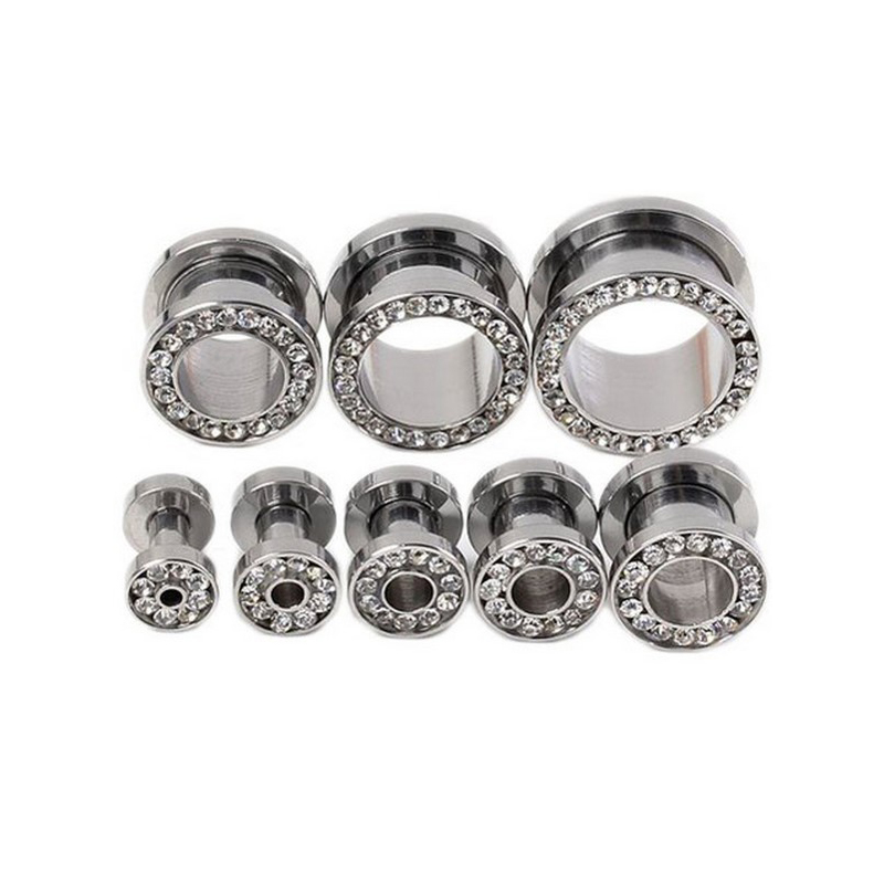 2 adet/grup Kristal Kulak Tüne - Body Jewelry Ear Plugs incelemesi ve fiyatı