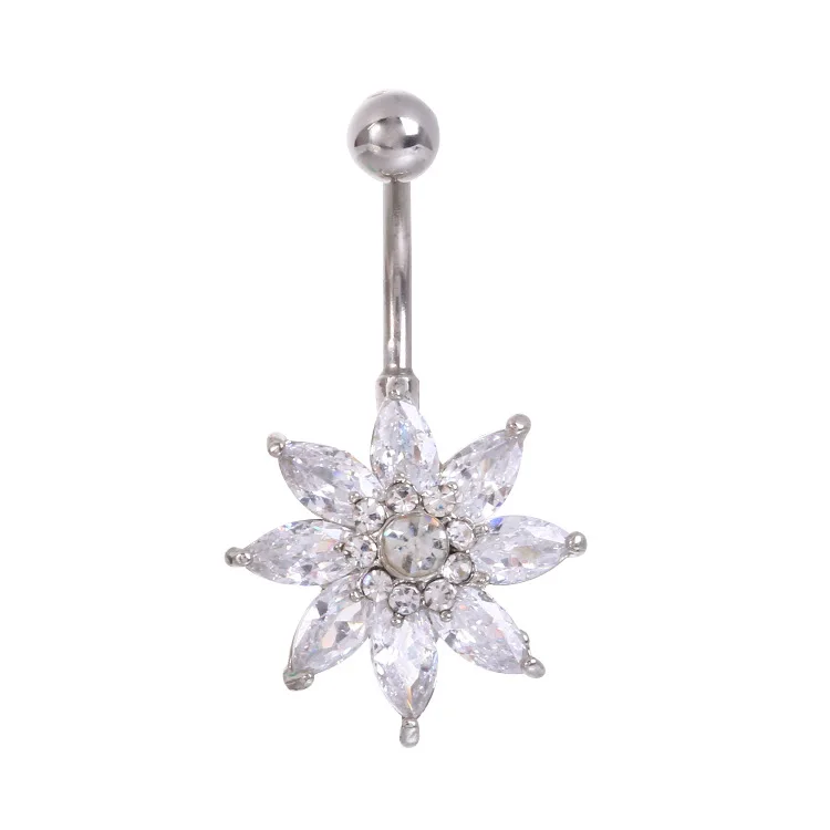 Sıcak paslanmaz çelik Cz krist - Body Jewelry Hot incelemesi ve fiyatı