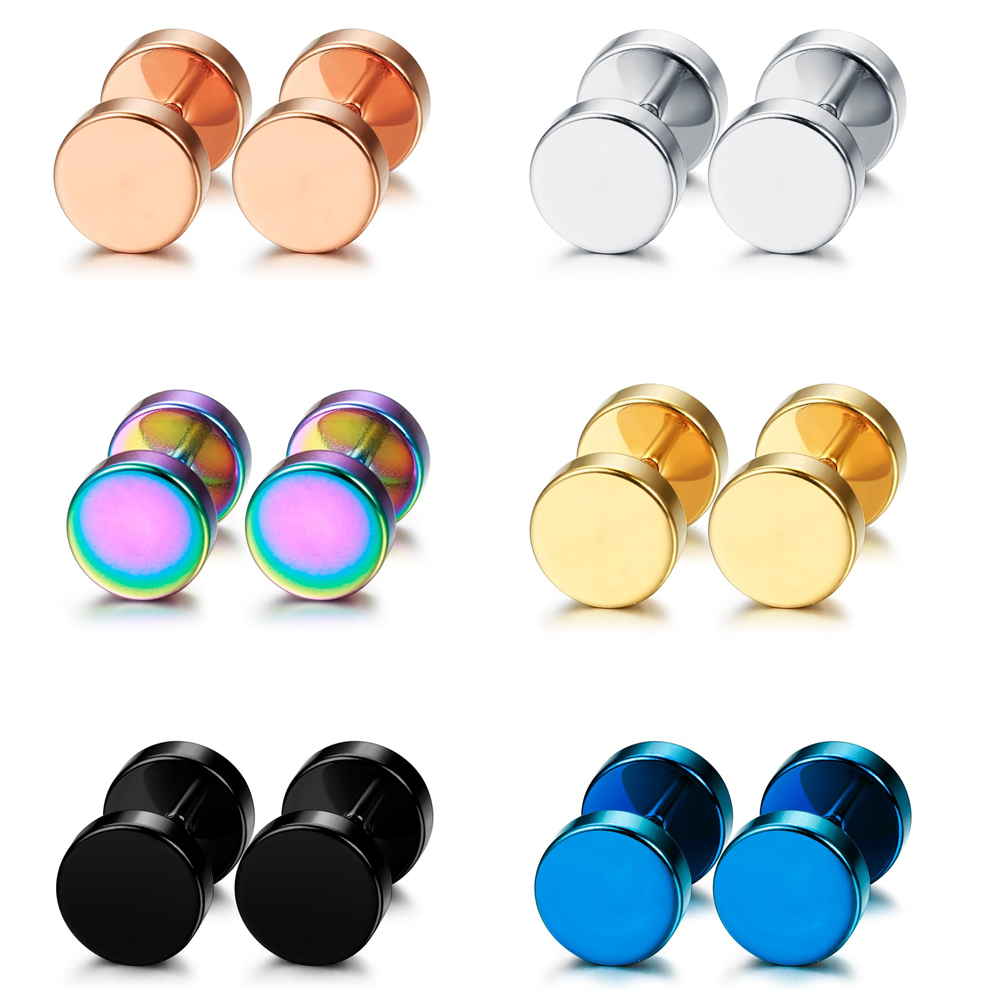 1 çift/6 Pairs paslanmaz çelik - Body Jewelry Ear Plugs incelemesi ve fiyatı