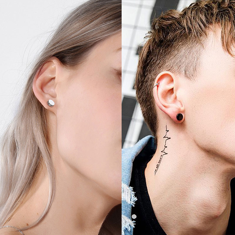 1 çift/6 Pairs paslanmaz çelik - Body Jewelry Ear Plugs incelemesi ve fiyatı
