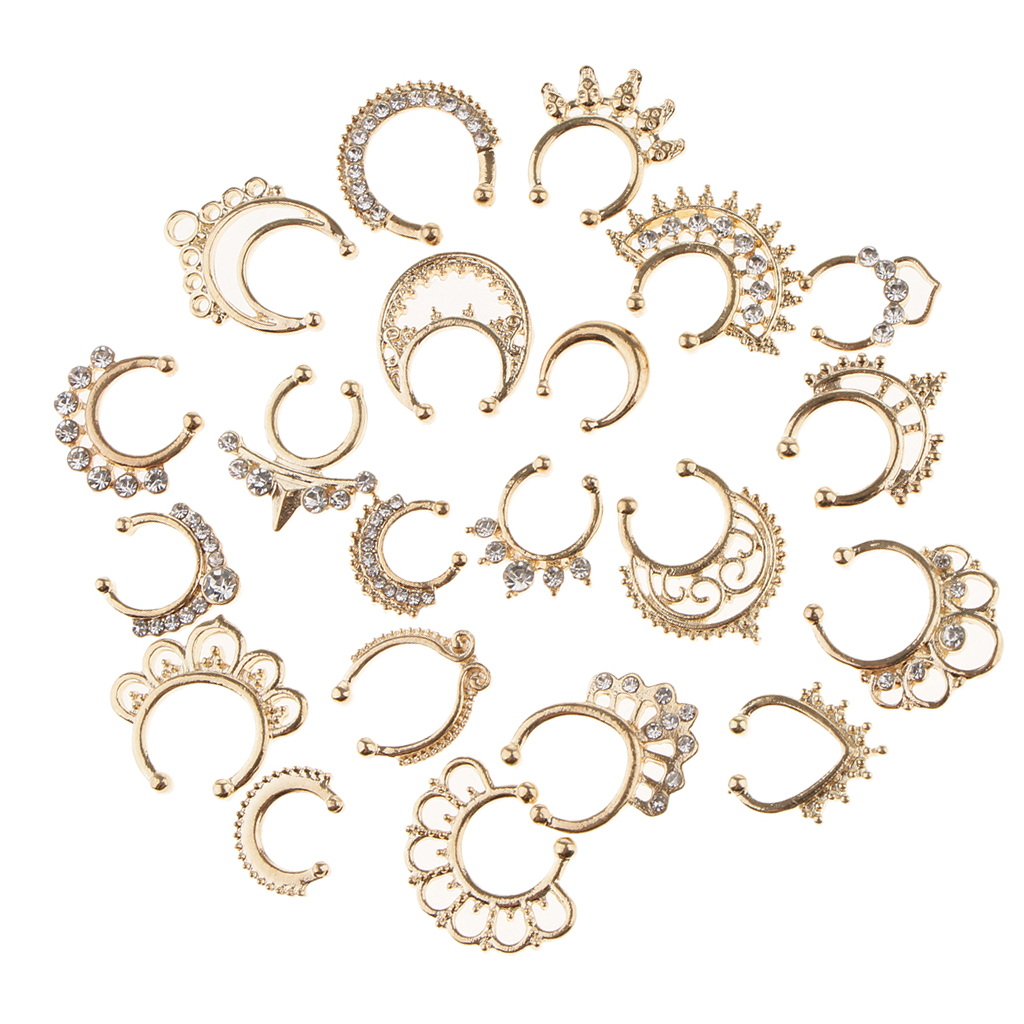 Sıcak satış 21/3 adet burun sa - Body Jewelry Hot incelemesi ve fiyatı