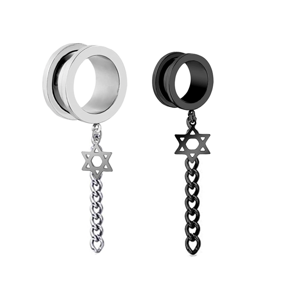 1 çift Paslanmaz Çelik Kulak T - Body Jewelry Ear Plugs incelemesi ve fiyatı